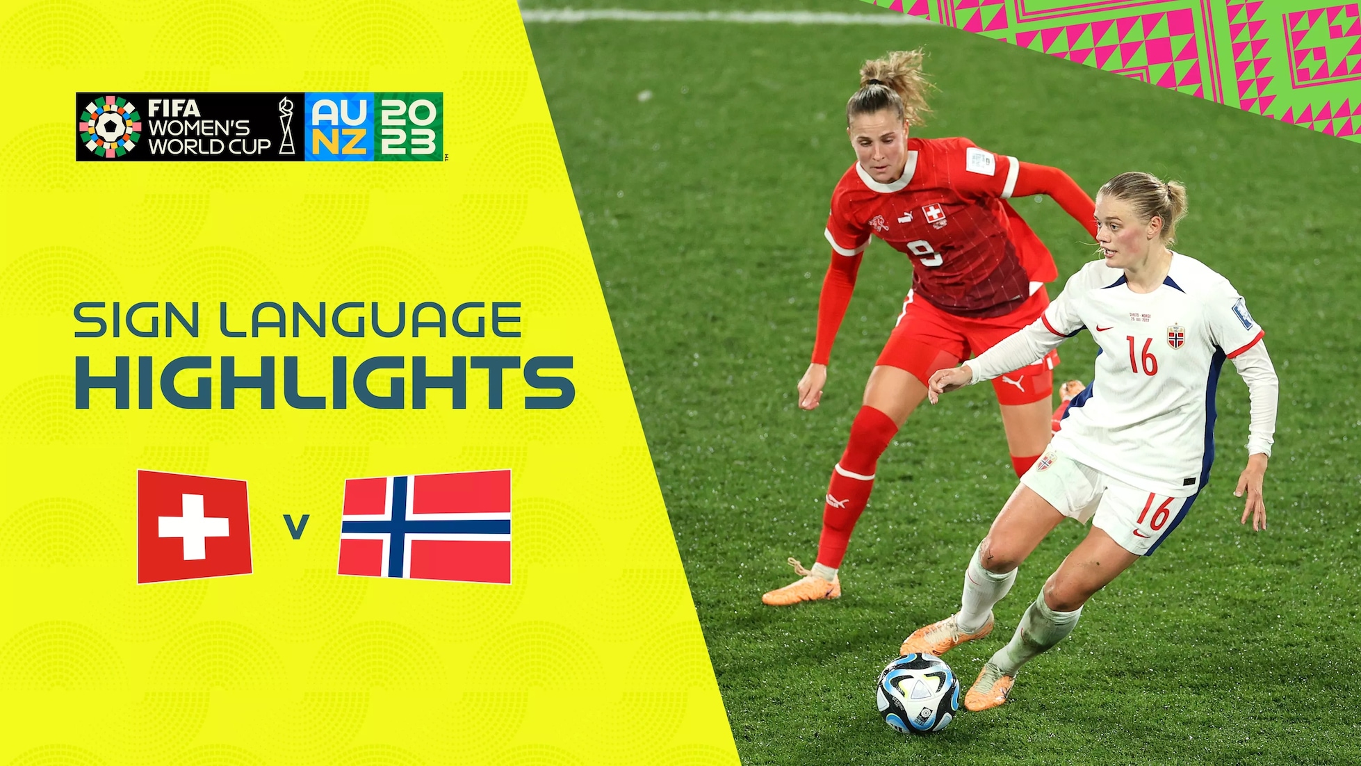 Suisse - Norvège | Groupe A | Coupe du Monde Féminine de la FIFA, Australie & Nouvelle-Zélande 2023™ | Résumé vidéo (Langue des signes)