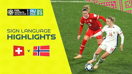 Schweiz - Norwegen | Gruppe A | FIFA Frauen-Weltmeisterschaft Australien & Neuseeland 2023™ | Highlights (Gebärdensprache)