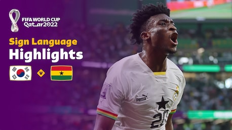 Repubblica di Corea - Ghana | Gruppo H | Coppa del Mondo FIFA Qatar 2022 | Highlights (Lingua dei segni)
