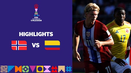 Colombia vs Noruega | Grupo F | Copa Mundial Sub-20 de la FIFA Chile 2025™ | Highlights