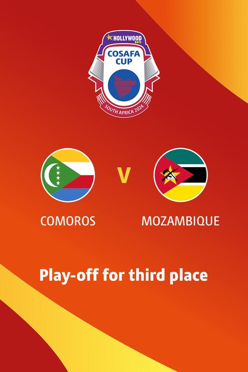Comoras vs Mozambique | Partido por el tercer puesto | HOLLYWOODBETS Copa COSAFA 2024 | Partido completo
