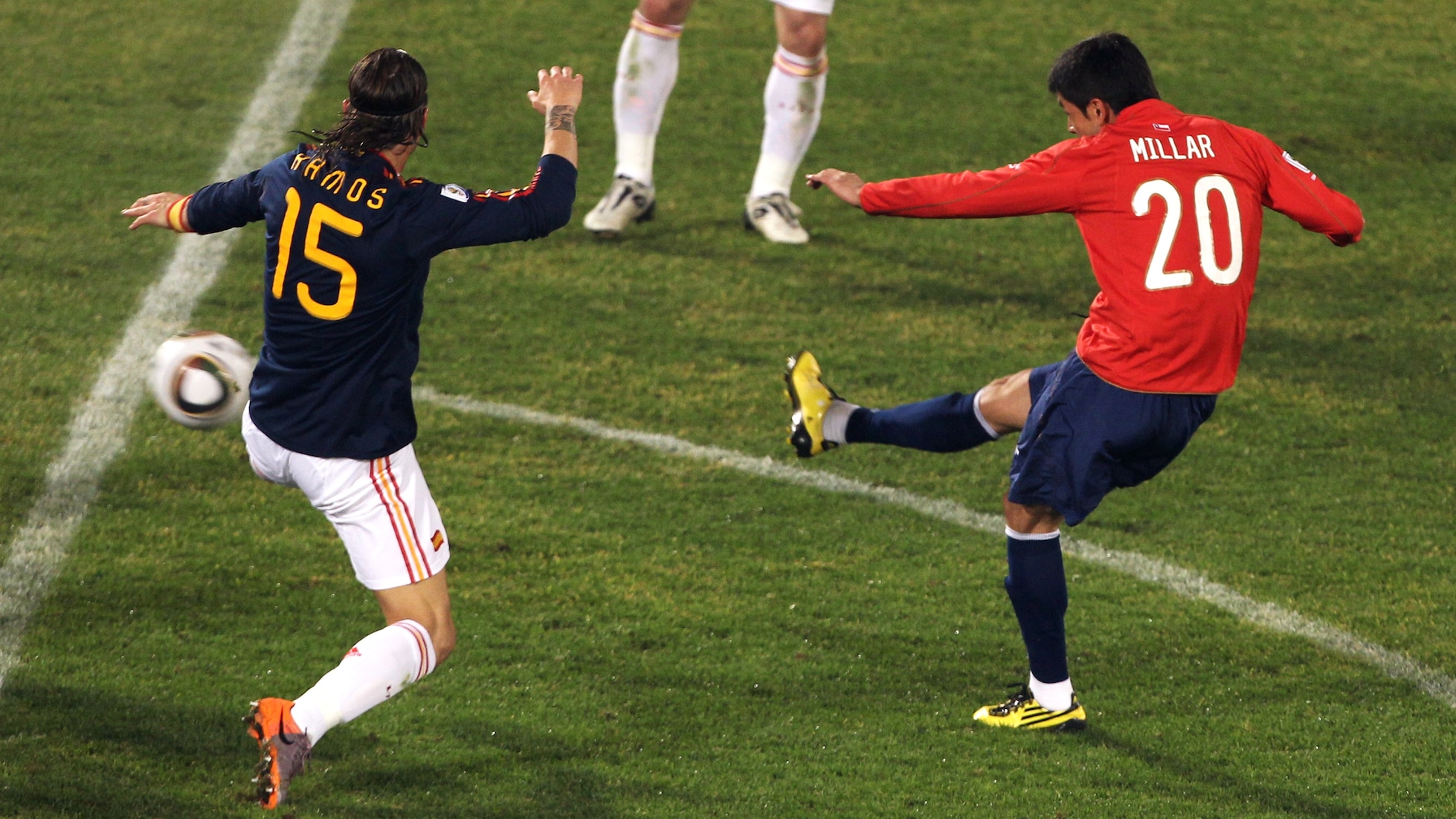 Rodrigo Millar Goal 46' | Chile v Spain | 2010 FIFA World Cup South Africa™