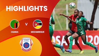 Zambia v Mozambique | COSAFA U-20 Women's Championship 2024 | Highlights