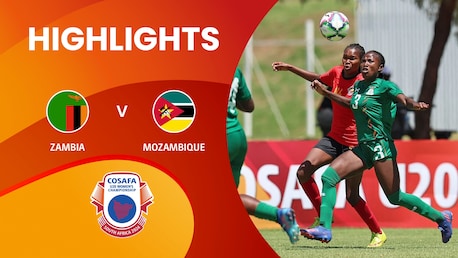 Zambia v Mozambique | COSAFA U-20 Women's Championship 2024 | Highlights