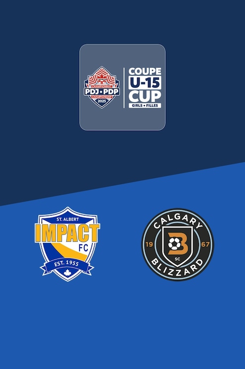 St. Albert Impact FC x Calgary Blizzard SC | Girls' 2025 PDP U-15 Cup | Jogo completo