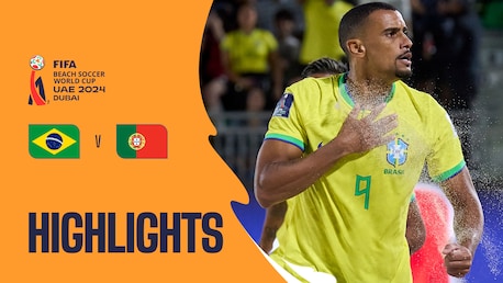 Brasil x Portugal | Grupo D | Copa do Mundo de Beach Soccer da FIFA Emirados Árabes Unidos 2024 Dubai™ | Melhores momentos