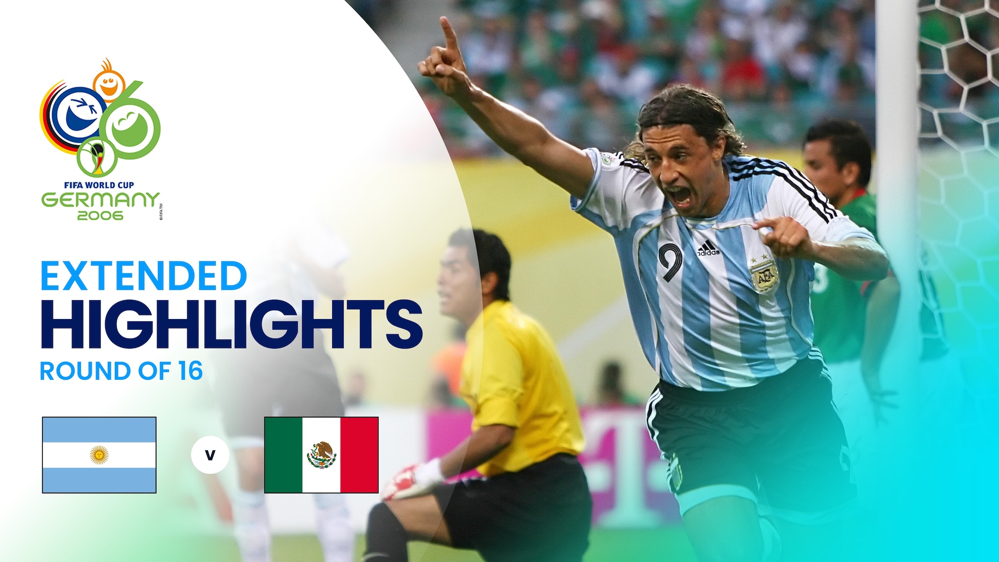 Argentina vs México | Octavos de final | Copa Mundial de la FIFA Alemania 2006™ | Highlights Extendidos