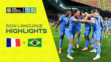 França x Brasil | Grupo F | Copa do Mundo FIFA Feminina de 2023, em Austrália e Nova Zelândia | Melhores momentos (Linguagem de sinais)