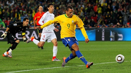 Luis Fabiano Goal 37' | Brazil v Chile | 2010 FIFA World Cup South Africa™