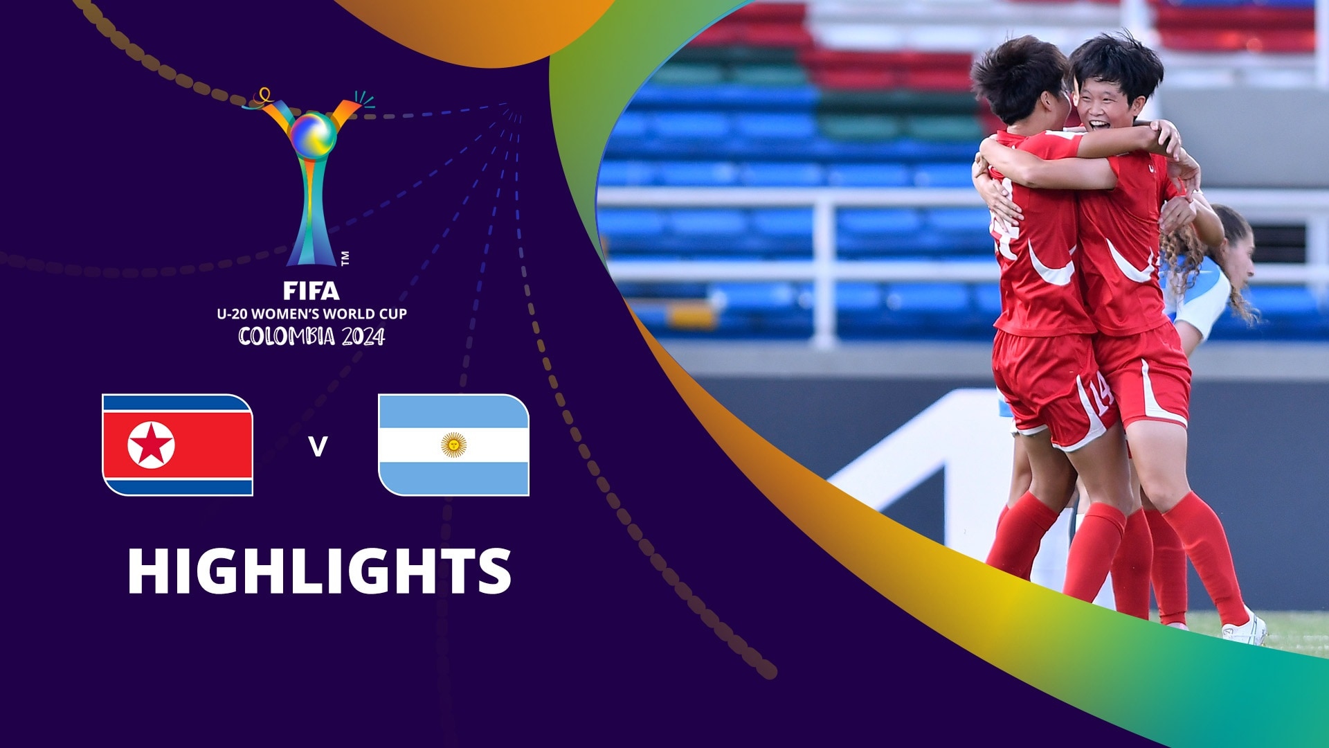 Korea DVR - Argentinien | Gruppe F | FIFA U-20-Frauen-Weltmeisterschaft Kolumbien 2024™ | Highlights
