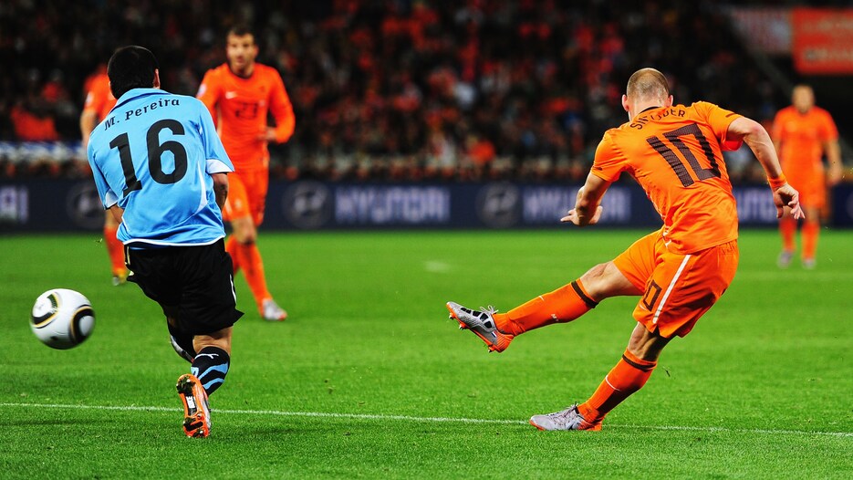 Le but de Wesley Sneijder 69' | Uruguay - Pays-Bas | Coupe du Monde de la FIFA, Afrique du Sud 2010™