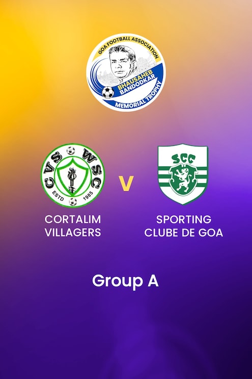 Cortalim Villagers vs Sporting Clube de Goa | Grupo A | Bhausaheb Bandodkar Memorial Trophy | Partido completo