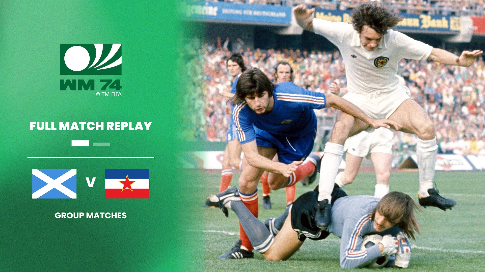 Scotland v Yugoslavia | Group 2 | 1974 FIFA World Cup Germany™ | Full Match Replay