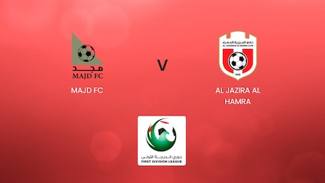 Majd FC x Al Jazira Al Hamra | UAE First Division League | Jogo completo