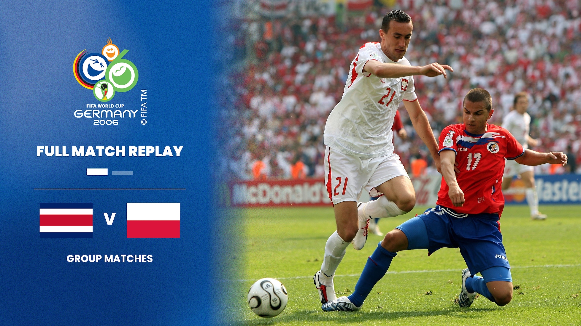 Costa Rica x Polónia | Grupo A | Copa do Mundo da FIFA Alemanha 2006™ | Jogo completo