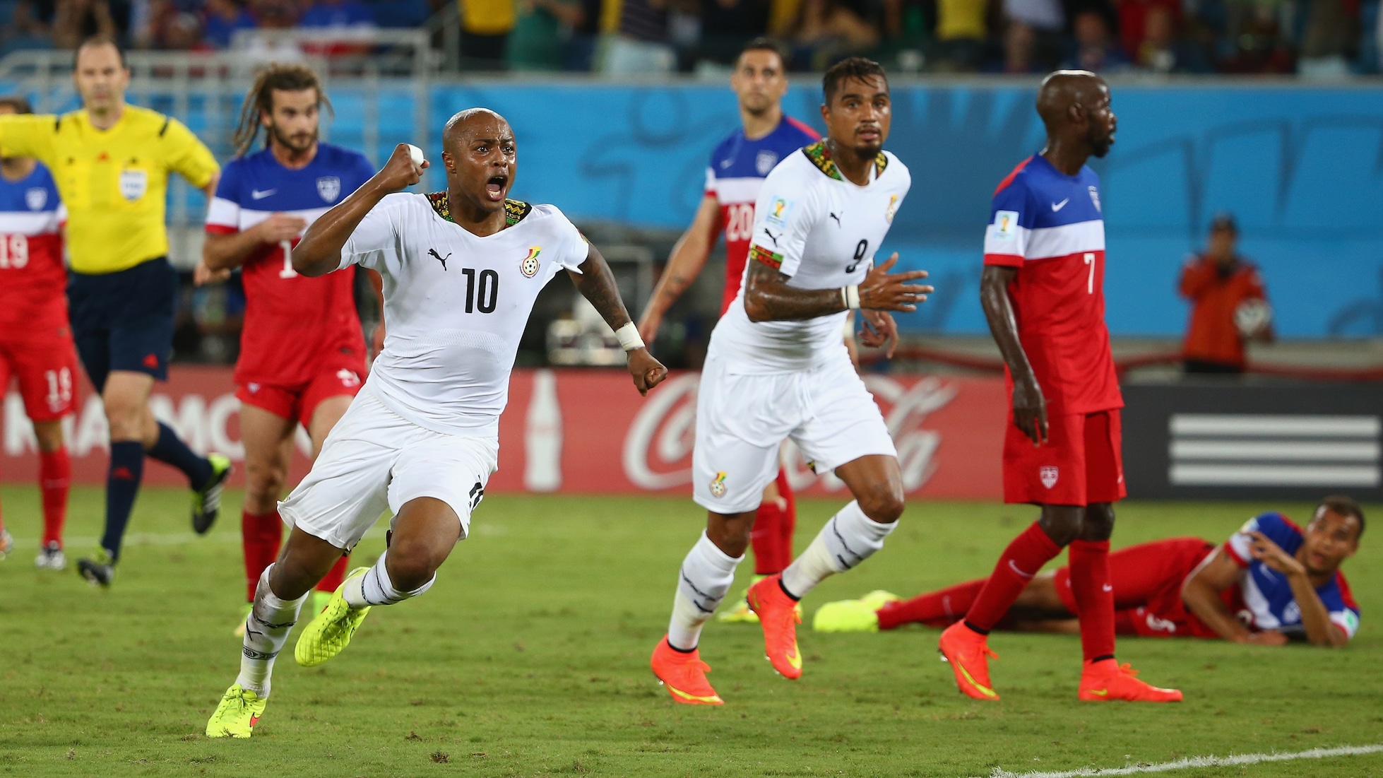 Gol de Andre Ayew 81' | Ghana vs EEUU | Copa Mundial de la FIFA Brasil 2014™