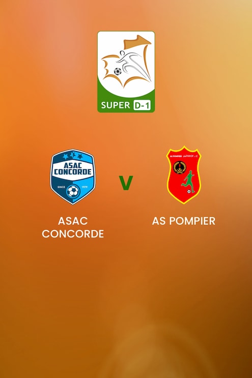 ASAC Concorde x AS Pompier | Super D-1 | Mauritania | Jogo completo