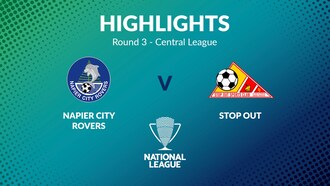 Napier City Rovers - Stop Out | Tour 3 | Central League | Men's National League Regional Phase | Résumé vidéo