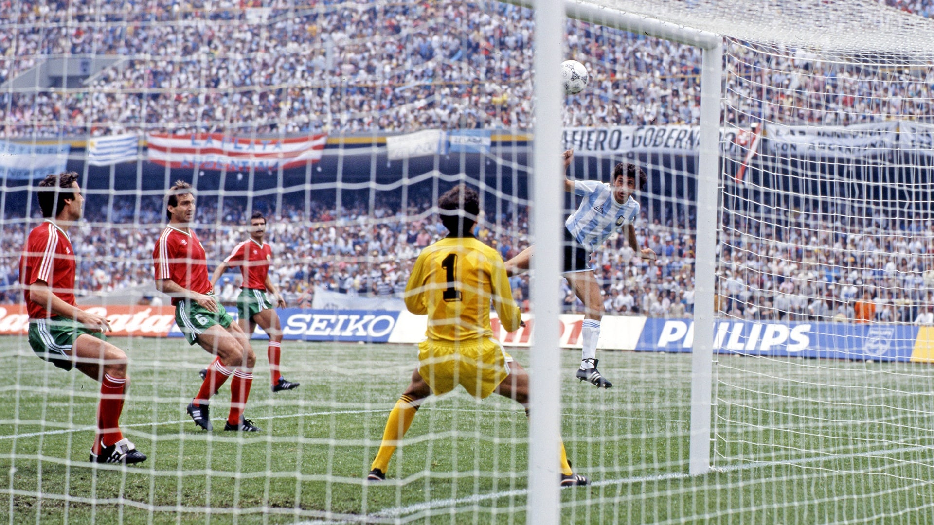 Jorge Valdano Goal 3' | Argentina vs Bulgaria | 1986 FIFA World Cup Mexico™