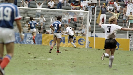 Rudi Völler Goal 90' | France vs Germany FR | 1986 FIFA World Cup Mexico™