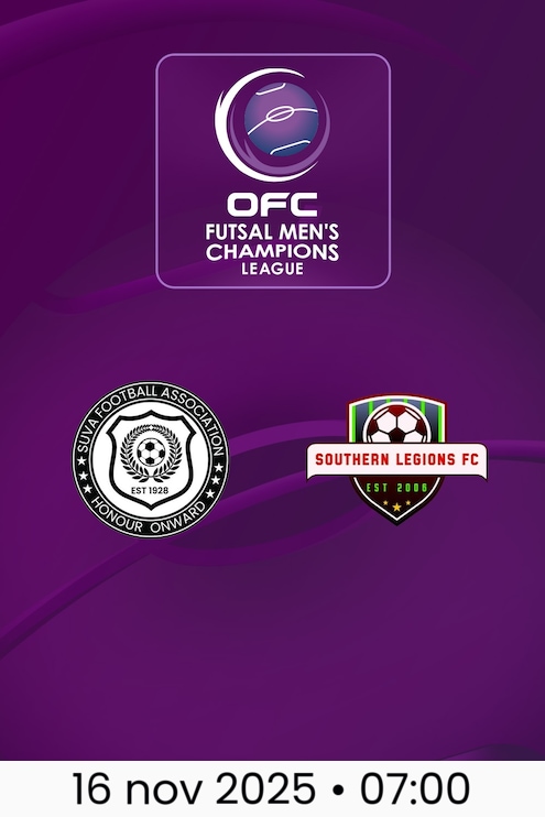 Suva FC - Southern Legions FC | Champions League Maschile di Futsal OFC 2025