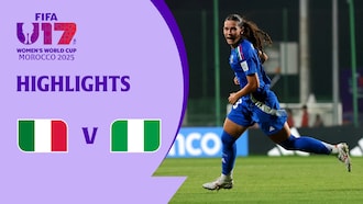 Italy v Nigeria | Round of 16 | FIFA U-17 Women's World Cup Morocco 2025™ | Highlights