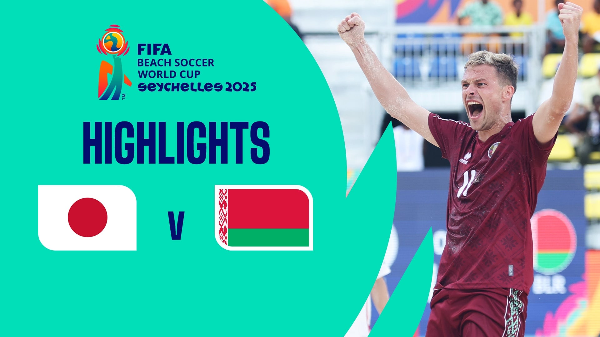 Giappone - Bielorussia | Gruppo A | Coppa del Mondo FIFA di Beach Soccer Seychelles 2025 | Highlights