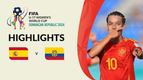 Espanha x Equador | Quartas de final | Copa do Mundo Feminina Sub-17 da FIFA República Dominicana 2024™ | Melhores momentos