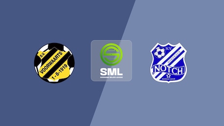 Voorwaarts x Notch | Suriname Major League 2025/26 | Jogo completo