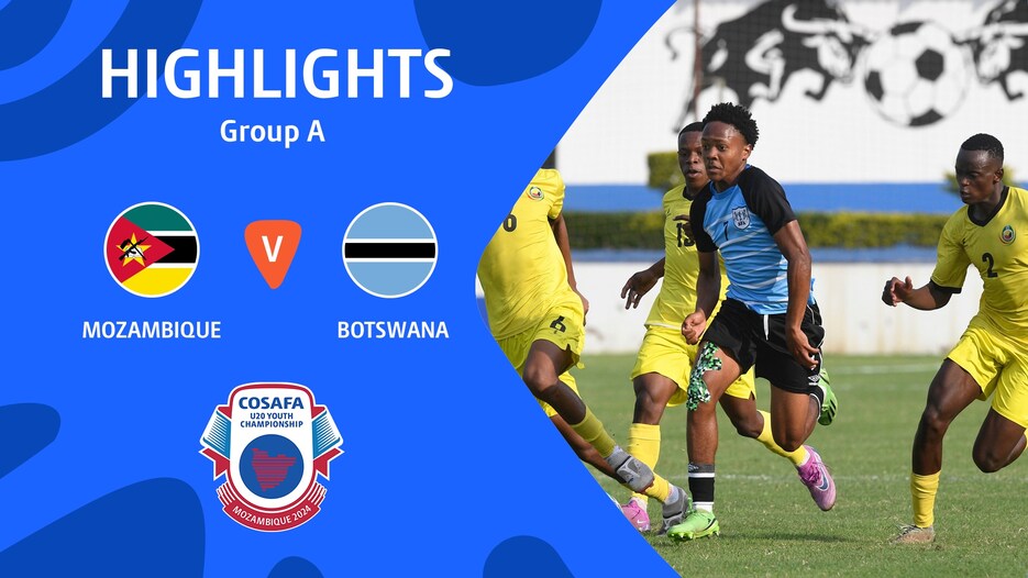 Mozambique vs Botsuana | Fase de grupos | CAF U-20 Africa Cup of Nations 2025 | Clasificatorio COSAFA | Highlights