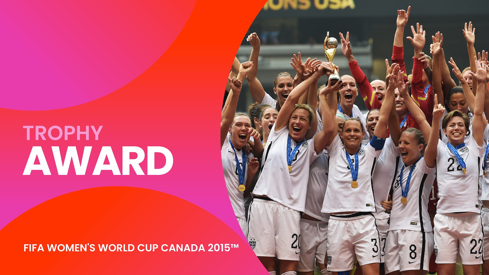 Présentation du trophée | Coupe du Monde Féminine de la FIFA, Canada 2015™