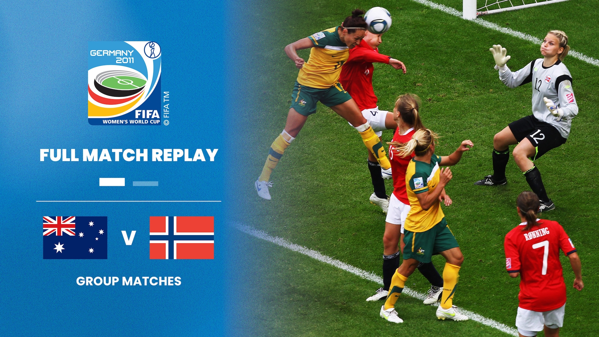 Australia vs Noruega | Grupo D | Copa Mundial Femenina de la FIFA Alemania 2011™ | Partido Completo