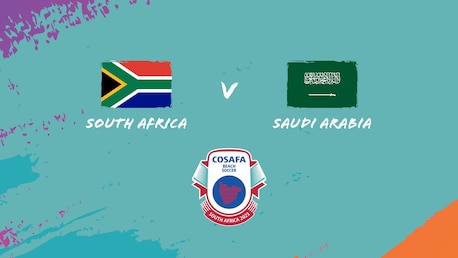Südafrika - Saudiarabien | Gruppe A | 2024 COSAFA Beach Soccer | Spiel in voller Länge