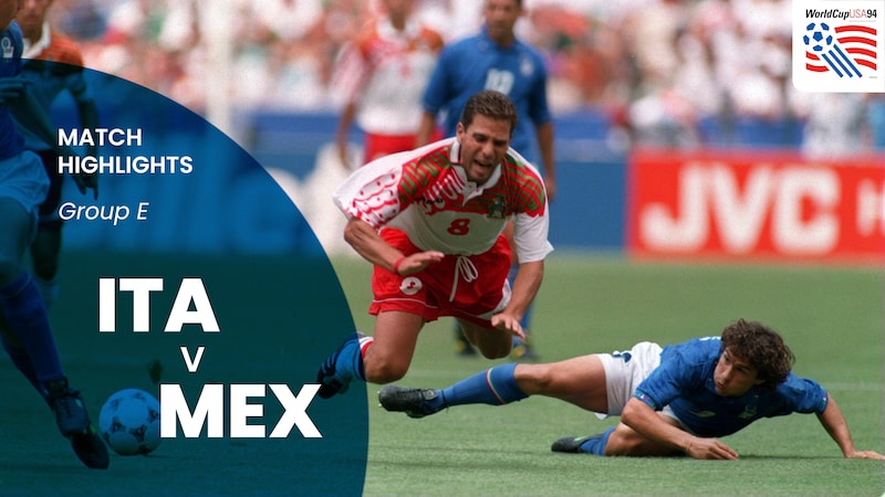 Italien Mexiko Gruppe E FIFA FussballWeltmeisterschaft USA 1994