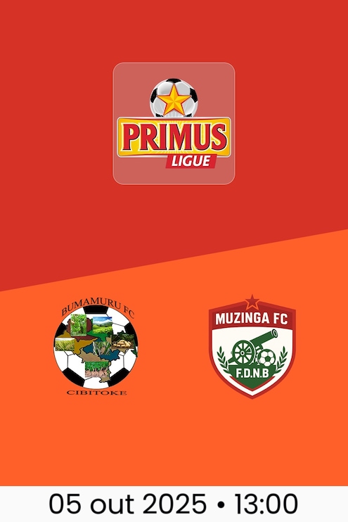 Bumamuru FC x Muzinga FC | Primus Ligue Burundi 2025/26
