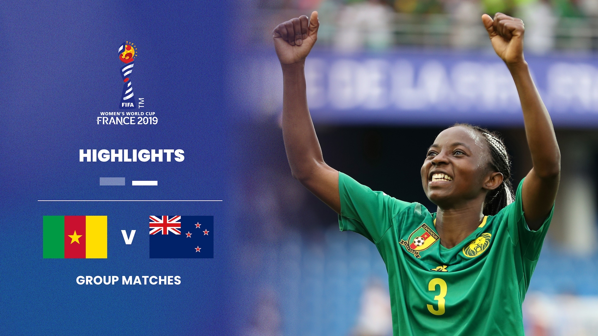Camarões x Nova Zelândia | Grupo E | Copa do Mundo Feminina da FIFA França 2019 | Melhores momentos