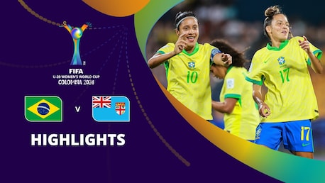 Brésil - Fidji | Groupe B | Coupe du Monde Féminine U-20 de la FIFA, Colombie 2024™ | Résumé vidéo