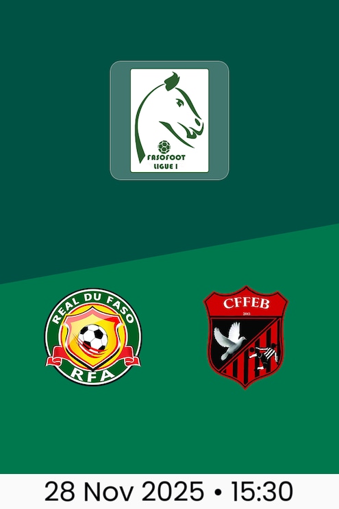 Real du Faso v CFFEB | Burkina Faso Ligue 1 2025-26