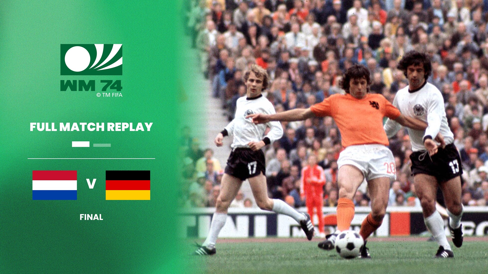 Holanda x República Federal de Alemanha | Final | Copa do Mundo da FIFA Alemanha 1974 | Jogo completo