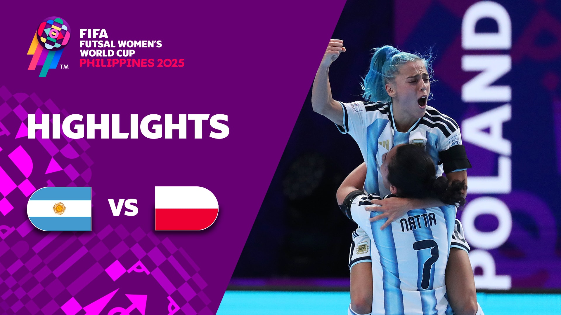 Argentine - Pologne | Groupe A | Coupe du Monde Féminine de Futsal de la FIFA, Philippines 2025™ | Résumé vidéo