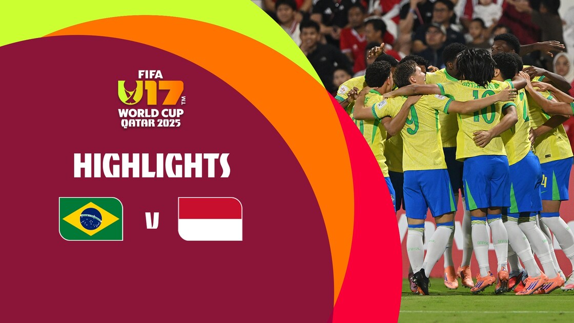 Brazil V Indonesia Group H Fifa U 17 World Cup Qatar 2025邃 Highlights