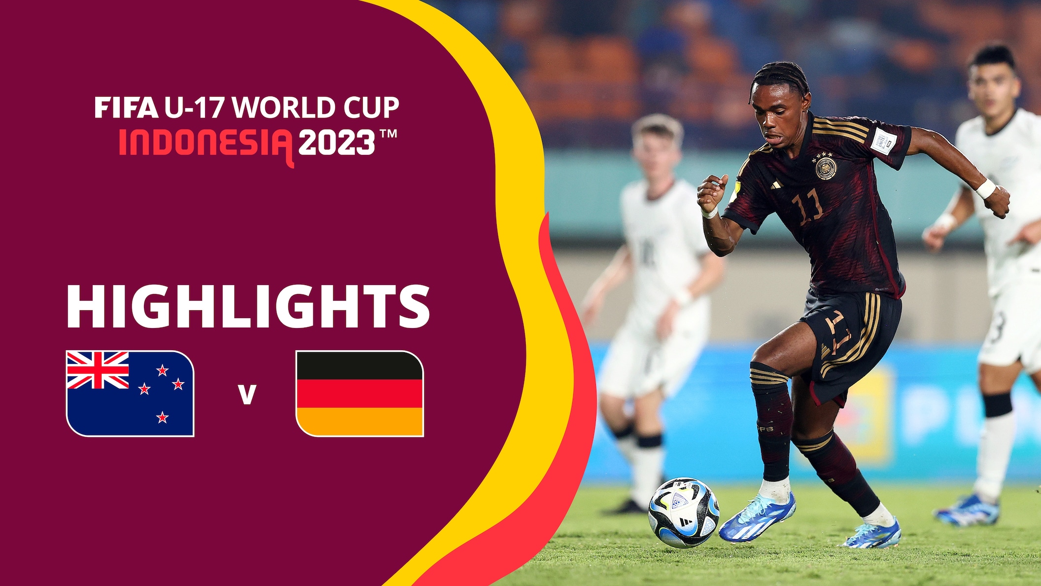 New Zealand v Germany | Group F | FIFA U-17 World Cup Indonesia 2023™ | Highlights