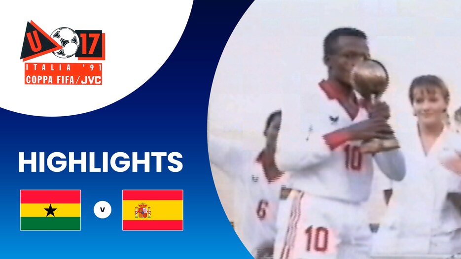 Ghana - Espagne | Finale | Championnat du Monde U-17 de la FIFA, Italie 1991™ | Résumé vidéo