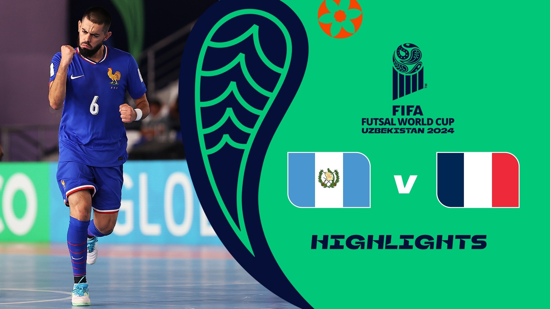 Guatemala vs Francia | Grupo F | Copa Mundial de Futsal de la FIFA Uzbekistán 2024™ | Highlights