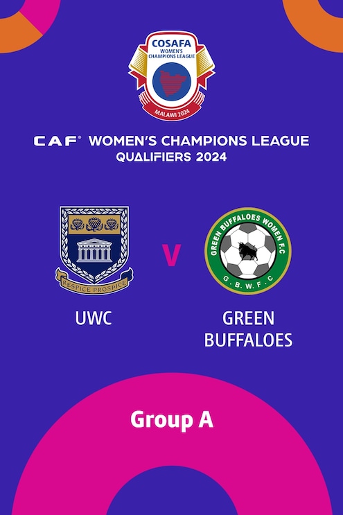University of Western Cape - Green Buffaloes | Phase de groupes | CAF Women’s Champions League | COSAFA Qualifier 2024 | Match complet