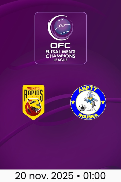 Waikato Rapids - AS PTT | Ligue des Champions OFC de Futsal Masculin 2025