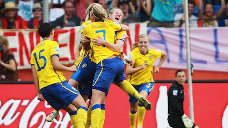 Gol de Marie Hammarstrom 81' | Suecia vs Francia | Copa Mundial Femenina de la FIFA Alemania 2011™