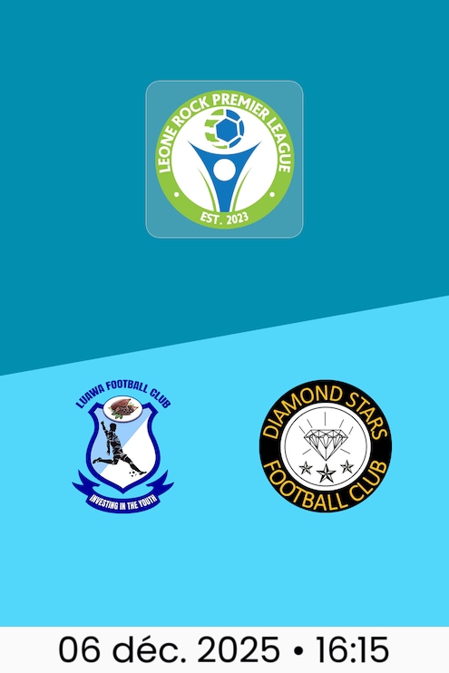 Luawa FC - Diamond Stars FC | Leone Rock Premier League 2025-26