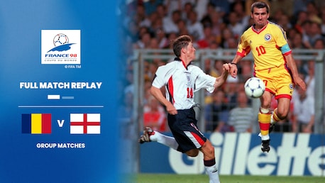 Romania v England | Group G | 1998 FIFA World Cup France™ | Full Match Replay