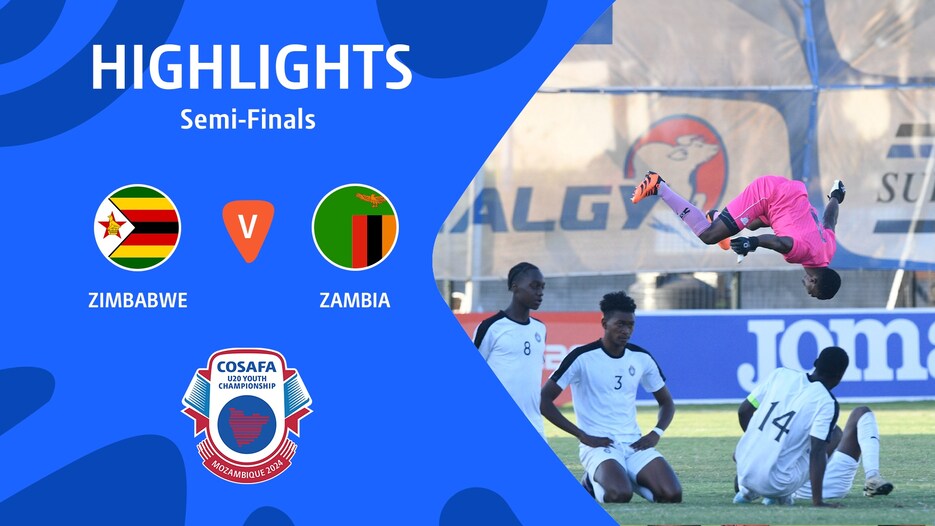 Zimbabue vs Zambia | Semifinales | CAF U-20 Africa Cup of Nations 2025 | Clasificatorio COSAFA | Highlights